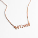 Кольє Home в позолоті